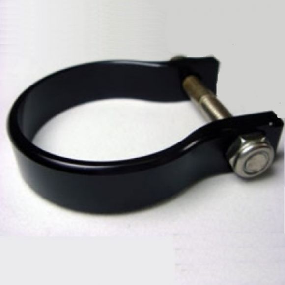 Black Billet Aluminum Roll Bar Strap Clamp - 1.5" to 2.375"