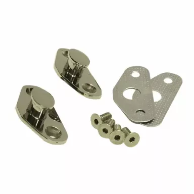 thumbnail image 2 of Dynacorn Door Striker Pair – Zinc Plated – Fits 1967-1970 Mustang & 1968-1977 Bronco 2 of 6