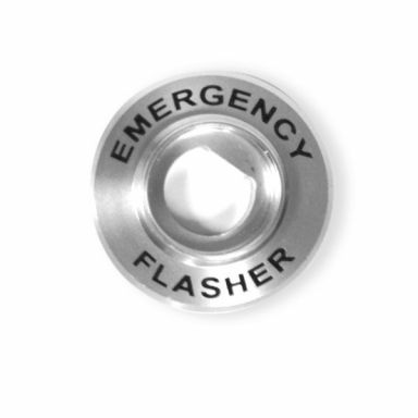 Billet Emergency Flasher Bezel, 66-72 Ford Bronco