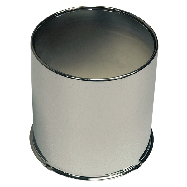 Tainnipi 4pc Steel Chrome Open End Center Caps – 4.25” Push Thru – For Trailer Wheels & Rims