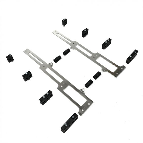 Machined Aluminum Plug Wire Divider | Satin | SBF Ford 289 302 351W