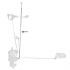 Door Latch Rod | LH Driver | Lock Knob/Latch | 68-77 Ford Bronco