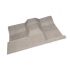 Bronco Sport Rubber Floor Mat | Full Front, Parchment | 66-77 Ford Bronco