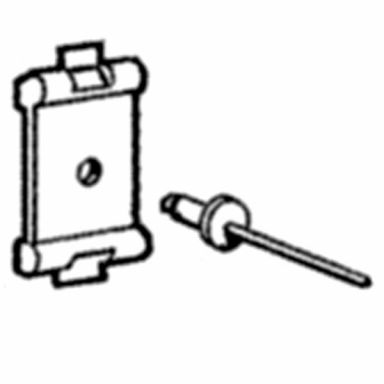 Body Chrome Trim Moulding Retainer, Type 1 (Req. 32), 67-77 Ford Bronco