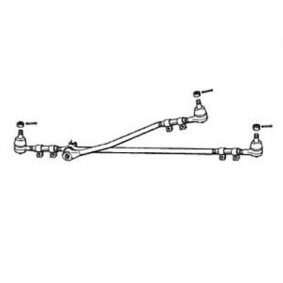 Tie Rod & Drag Link Kit | 3 way Adjustable, Y to T Swap | 1976-77 Ford Bronco