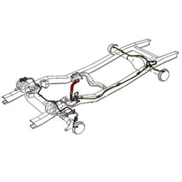 Stainless Brake Hard Lines Set | 1966-77 Ford Bronco