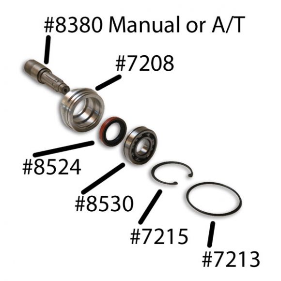 Dana 20 Transfer Case Input Shaft | Manual Transmission, USED | 66-77 Ford Bronco