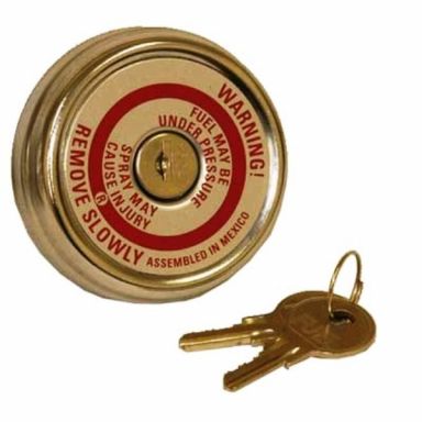 Locking Vented Gas Cap - 2 5/8 inch OD, 66-77 Ford Bronco
