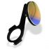 3-inch Round Roll Bar Mounted Mirror - Extended Clamp
