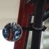 3-inch Round Roll Bar Mounted Mirror - Extended Clamp