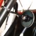 3-inch Round Roll Bar Mounted Mirror - Extended Clamp